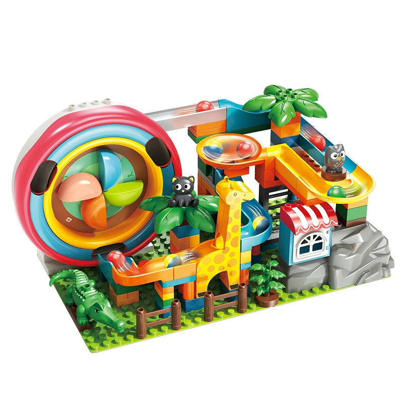 Large Blocks Marble Run Adventure Set 142 Pieces